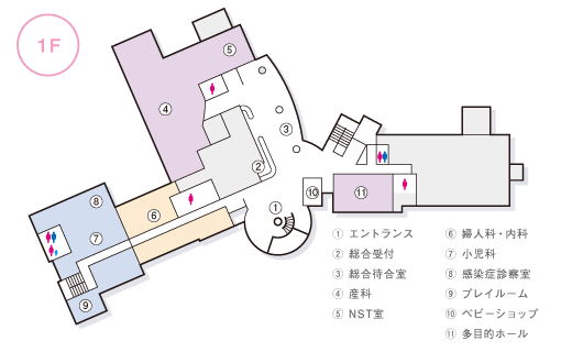 1Fフロアマップ